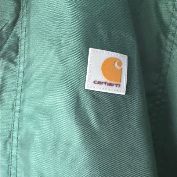 Carhartt Men Forest Green Raincoat Storm Defender loose fit - Picture 4 of 8